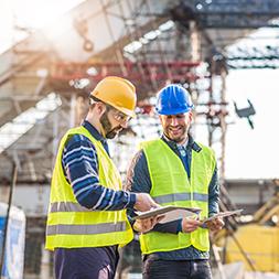 men in hard hats